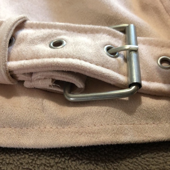 Bluenotes faux suede Jacket. Size:medium. Pinky Beige colour - Picture 9 of 9